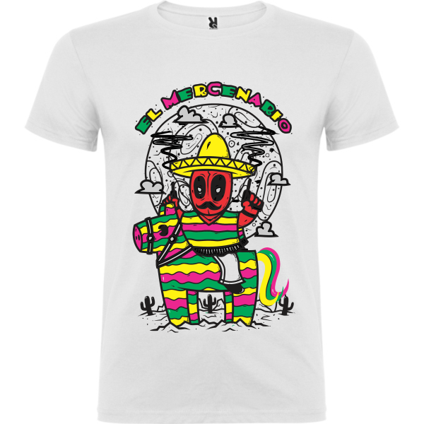 camiseta deadpool el mercenario