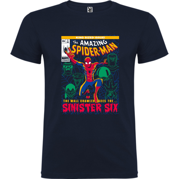 camiseta spider man